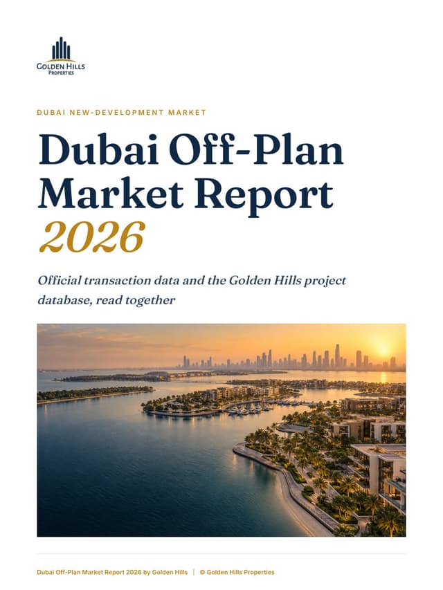 Dubai Off-Plan Market Report 2026